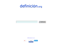 Tablet Screenshot of definicion.org